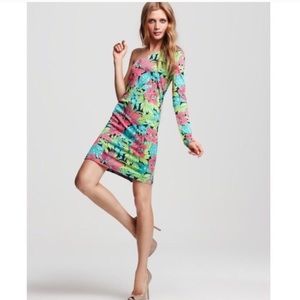 Lilly Pulitzer One Shoulder Whitaker Dress